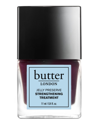 butter LONDON | Victoria Plum Jelly Nail Treatment - poloprůhledný posilující lak na nehty
