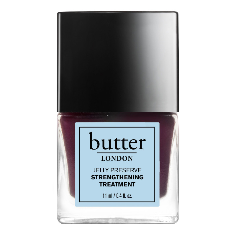 butter LONDON | Victoria Plum Jelly Nail Treatment - poloprůhledný posilující lak na nehty