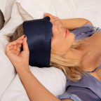 Drowsy - hedvábná maska na spaní - Midnight Blue