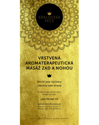 Dárkový poukaz - SALON - Vrstvená aromaterapeutická masáž